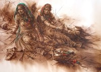 Ali Abbas, 19 x 27 inch, Watercolor on Paper, Figurative Painting, AC-AAB-321
